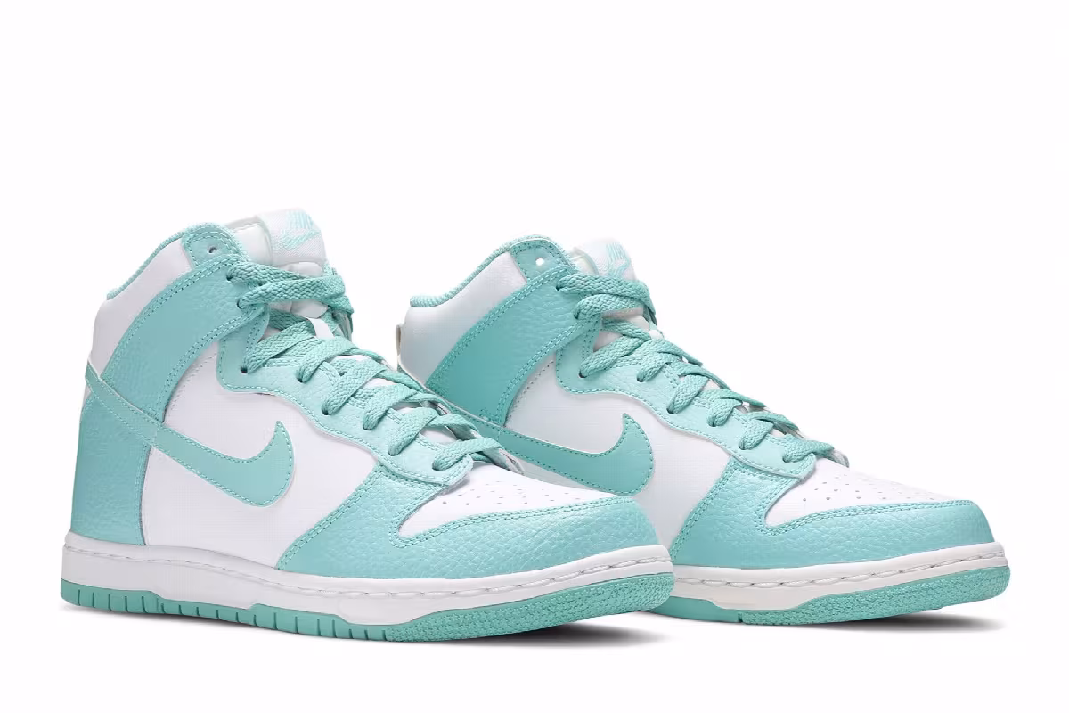 Nike Dunk High 07 GS Island Green, view 9
