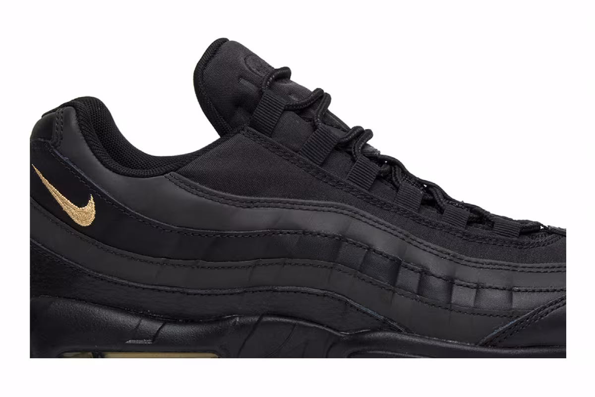 Nike Air Max 95 Premium SE Black Gold, view 3