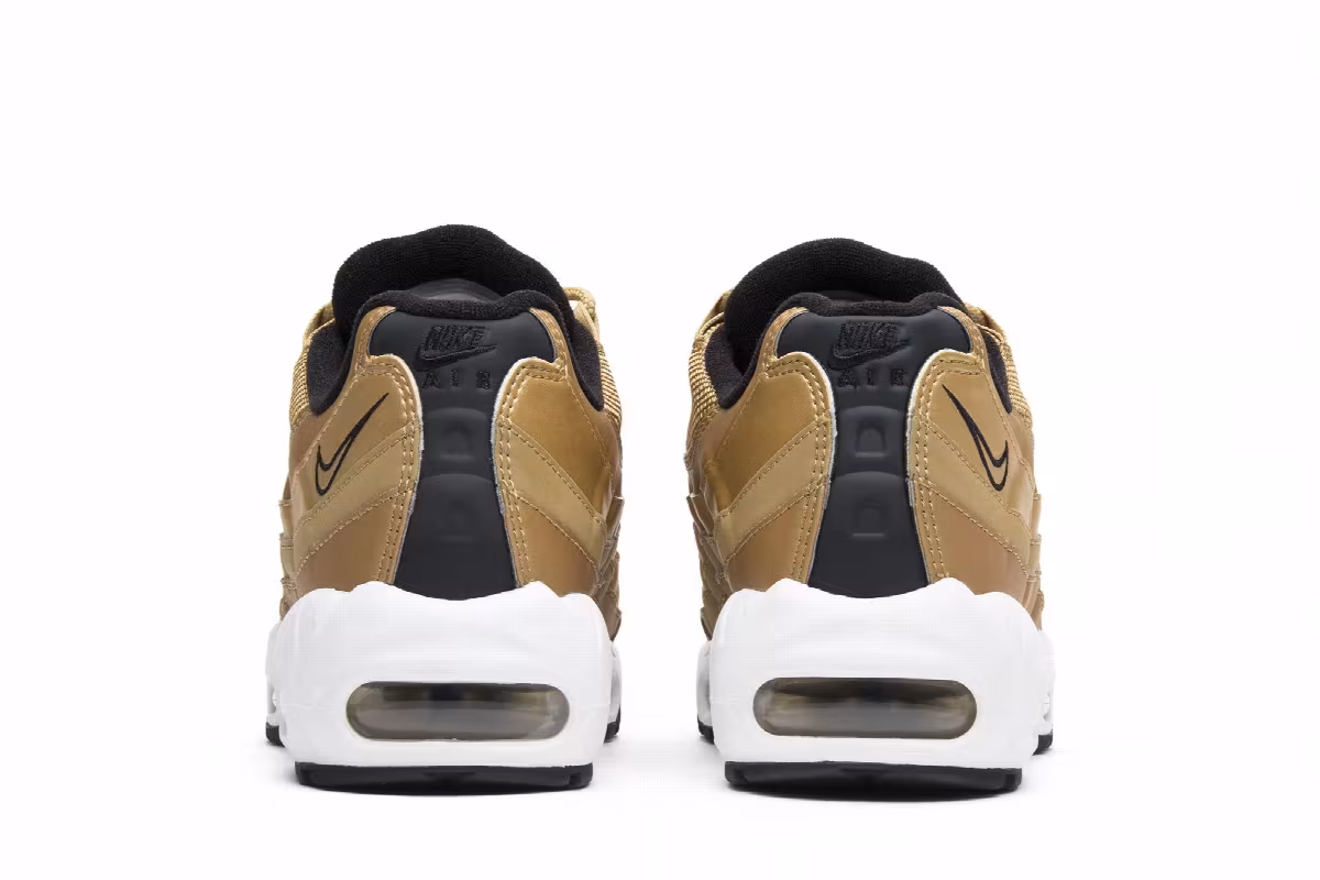 Nike Women's Air Max 95 QS Metallic Gold, view 7
