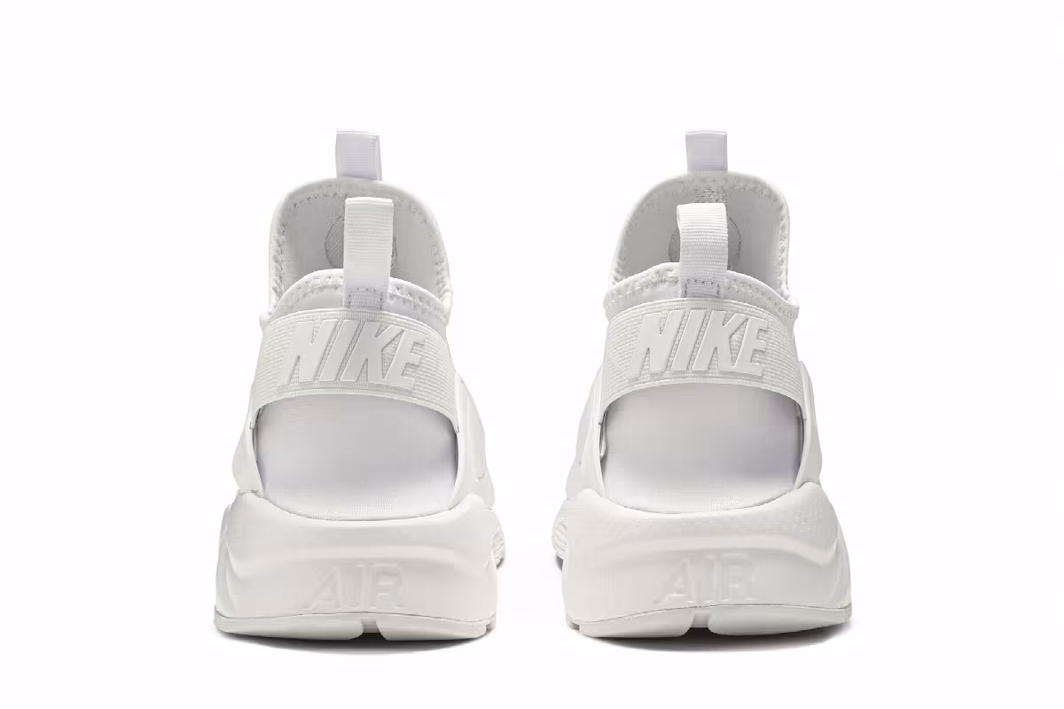 Nike Air Huarache Run Ultra Triple White, view 7