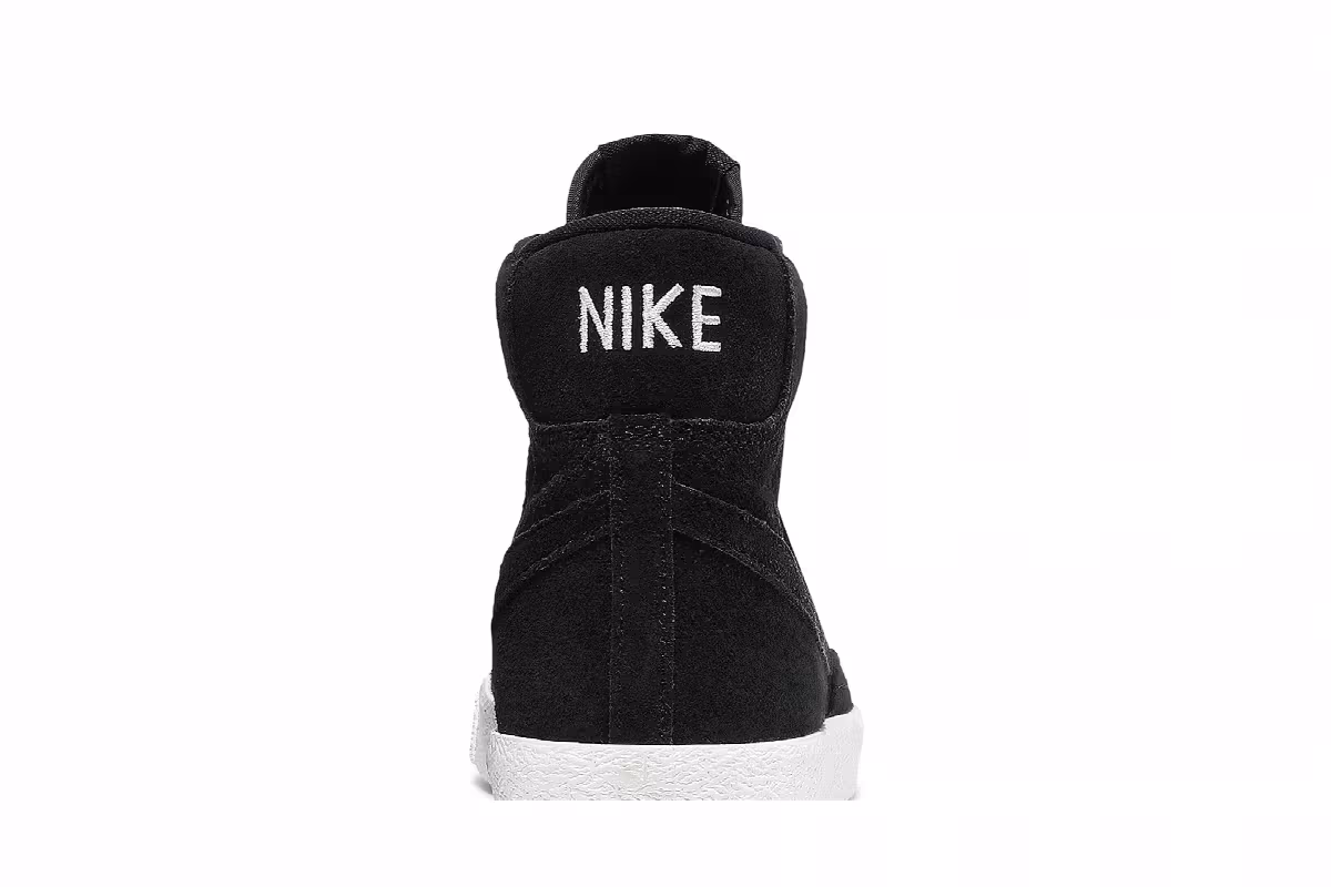 Nike Blazer Mid Premium GS Black Summit White, view 8