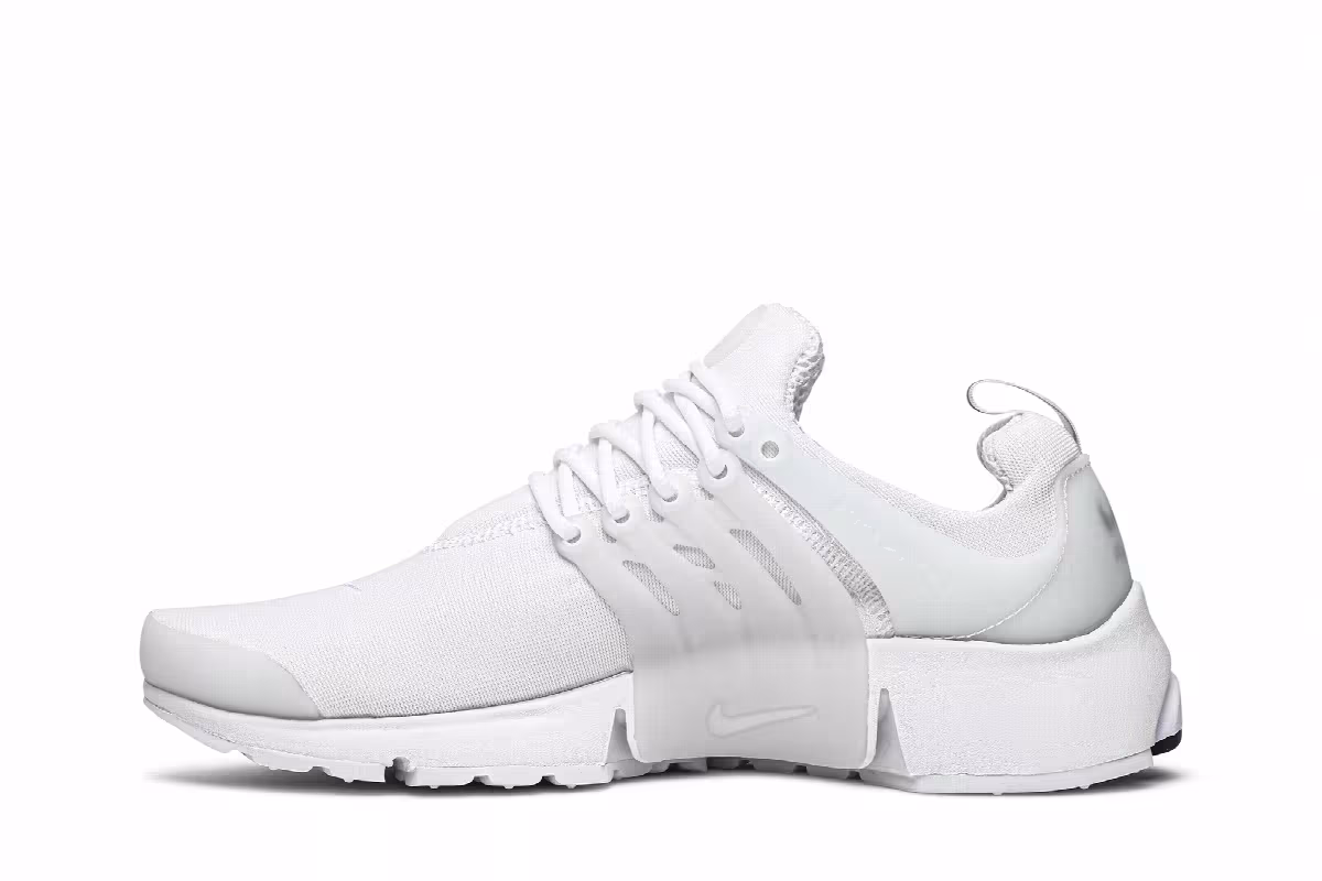 Nike Air Presto Essential Triple White, view 4