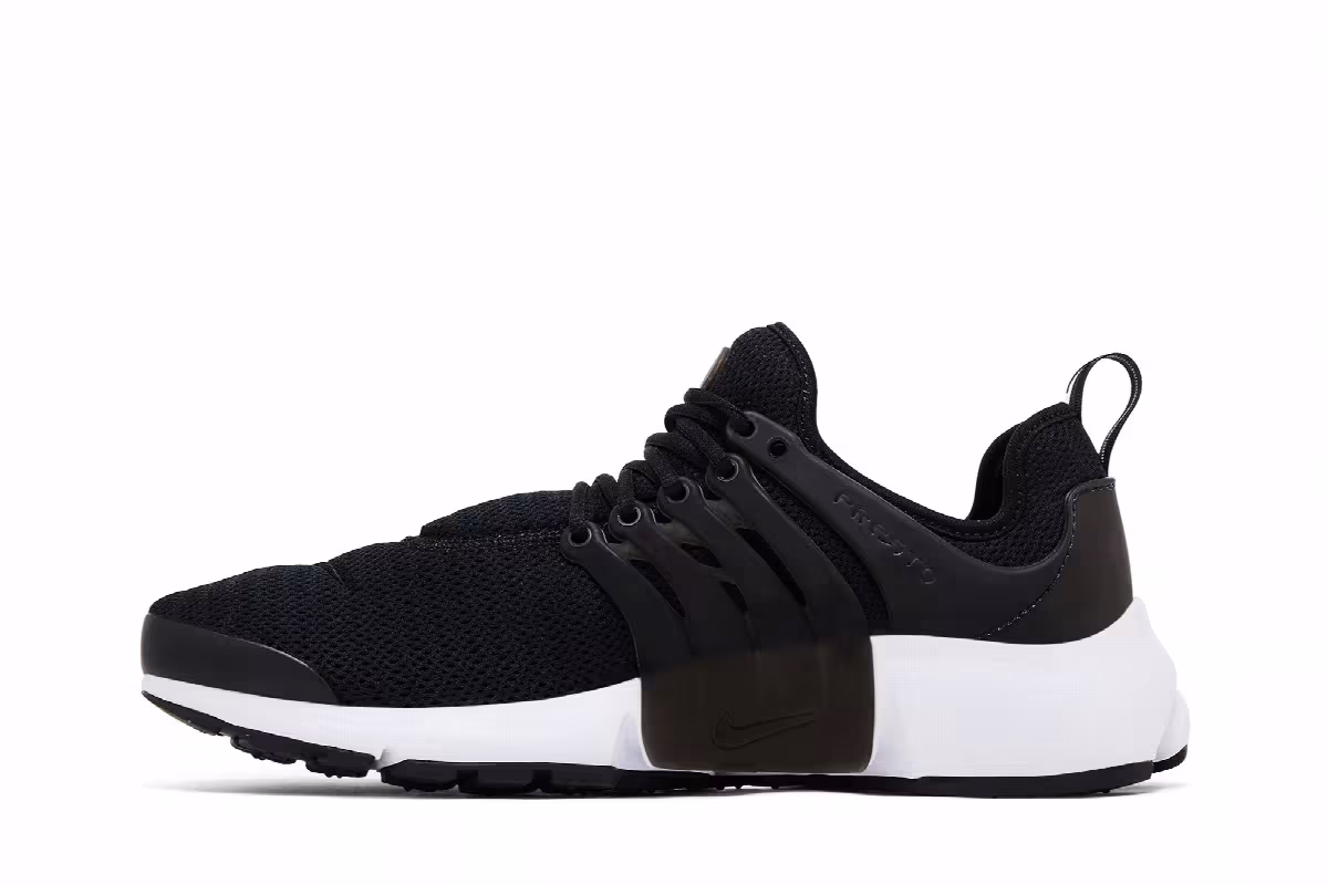 Nike Women's Air Presto Black White, view 4