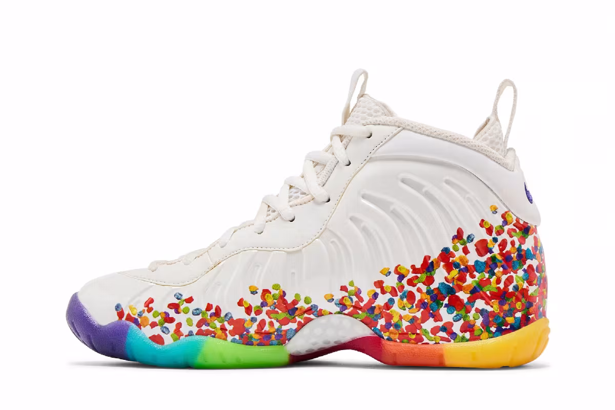 Nike Little Posite Pro GS Fruity Pebbles, view 4
