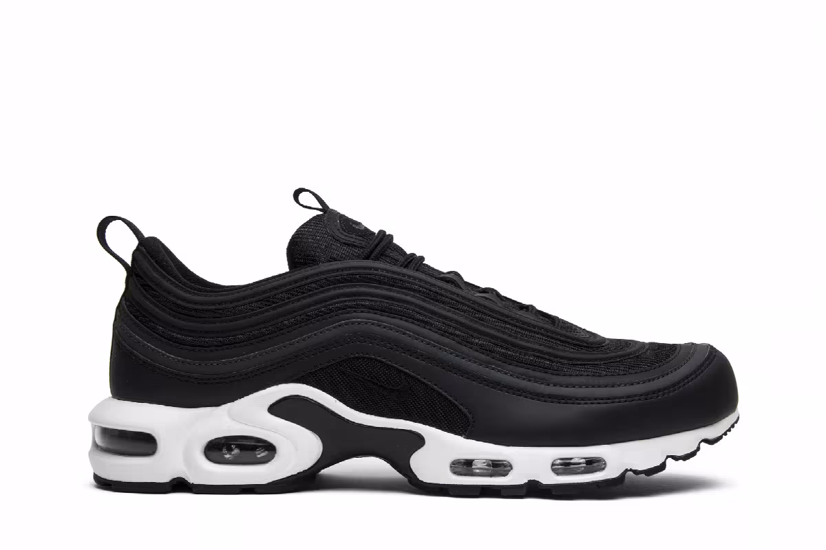 NikeLab Air Max Plus/97 Black White, view 2