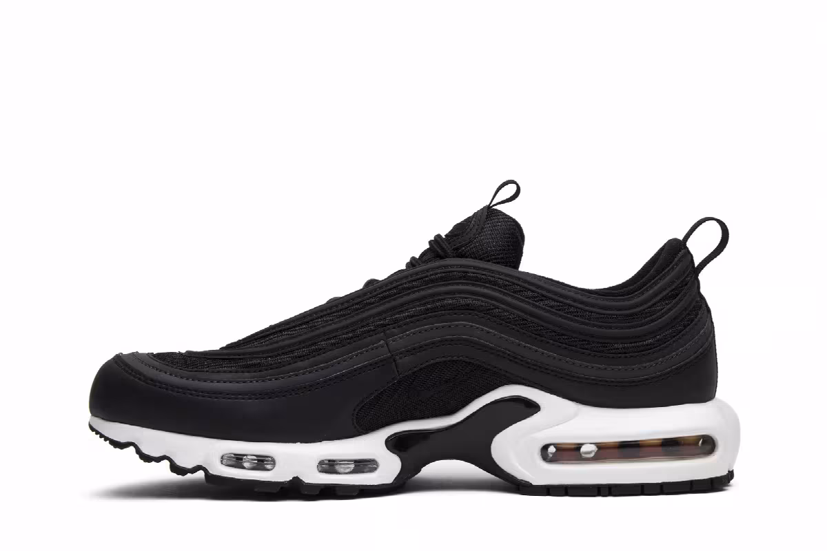 NikeLab Air Max Plus/97 Black White, view 4