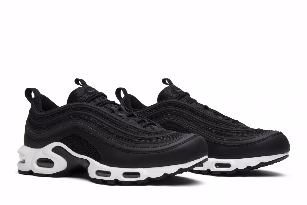 NikeLab Air Max Plus/97 Black White, view 9