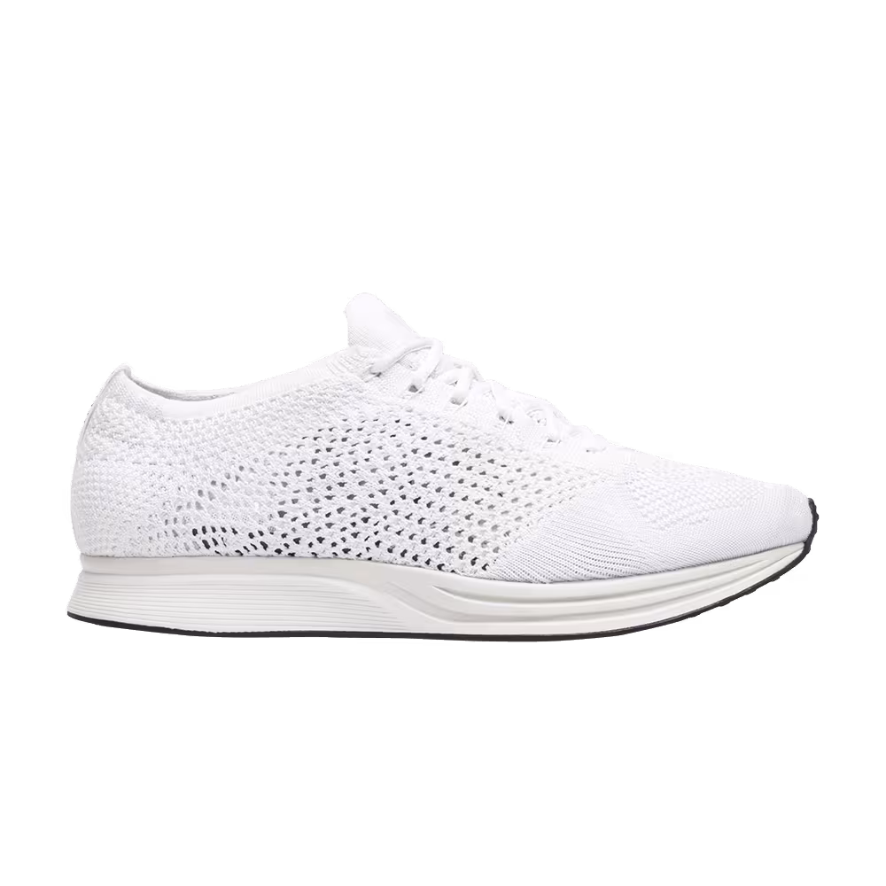 Nike Flyknit Racer Triple White