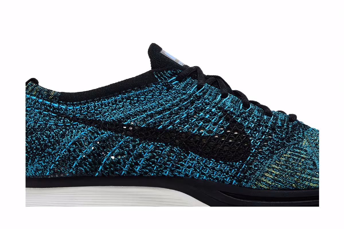 Nike Flyknit Racer Blue Glow, view 3