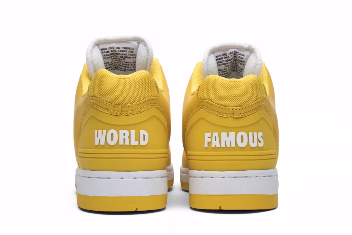 Supreme x Nike Air Force 2 Yellow, view 7