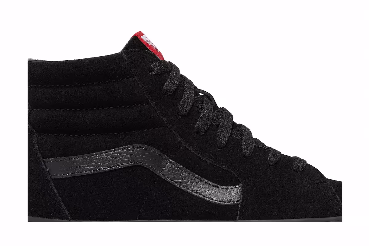 Vans Sk8-Hi Black Suede, view 3
