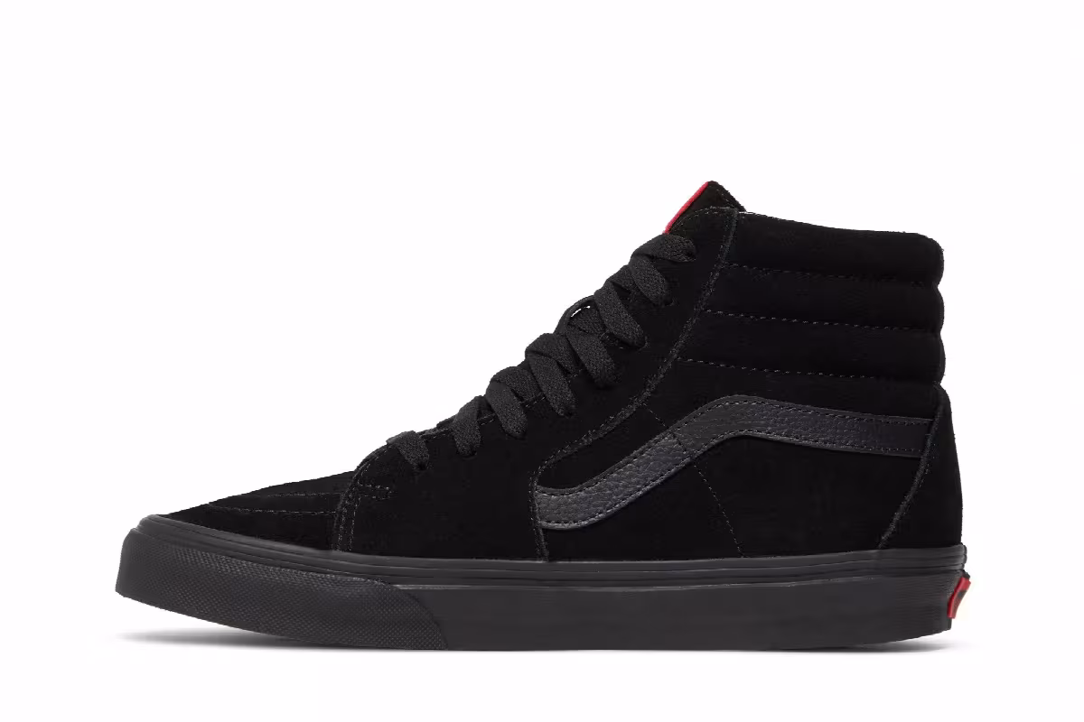 Vans Sk8-Hi Black Suede, view 4