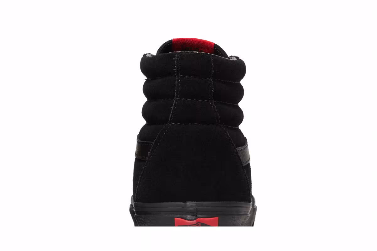 Vans Sk8-Hi Black Suede, view 8