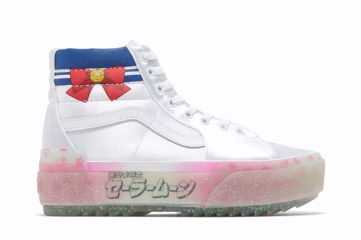 Sailor Moon x Vans Sk8-Hi Stacked Pretty Guardian - Silver, view 2