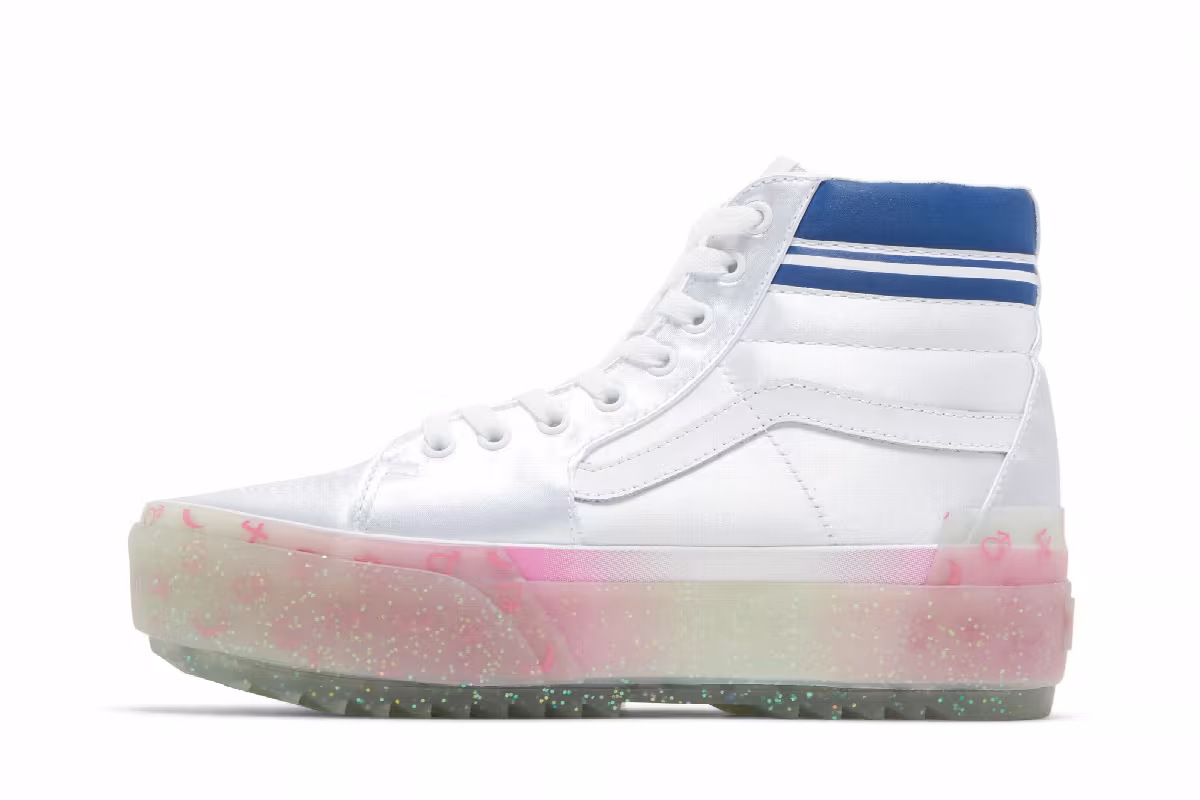 Sailor Moon x Vans Sk8-Hi Stacked Pretty Guardian - Silver, view 4