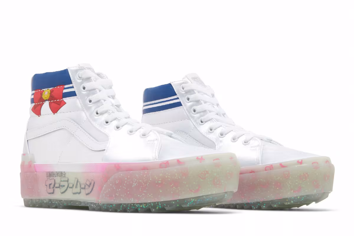 Sailor Moon x Vans Sk8-Hi Stacked Pretty Guardian - Silver, view 9