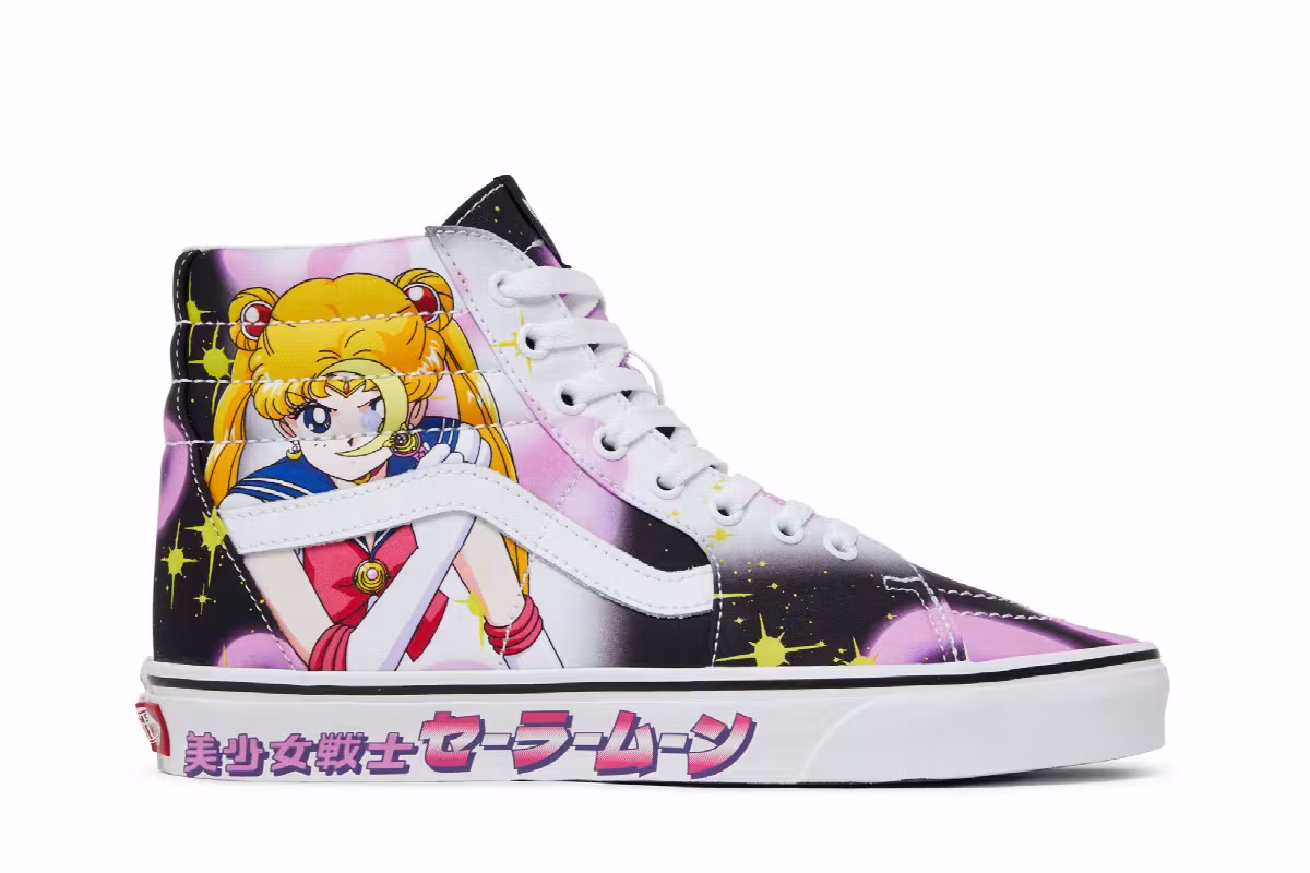 Sailor Moon x Vans Sk8-Hi Pretty Guardian - Black Pink, view 2