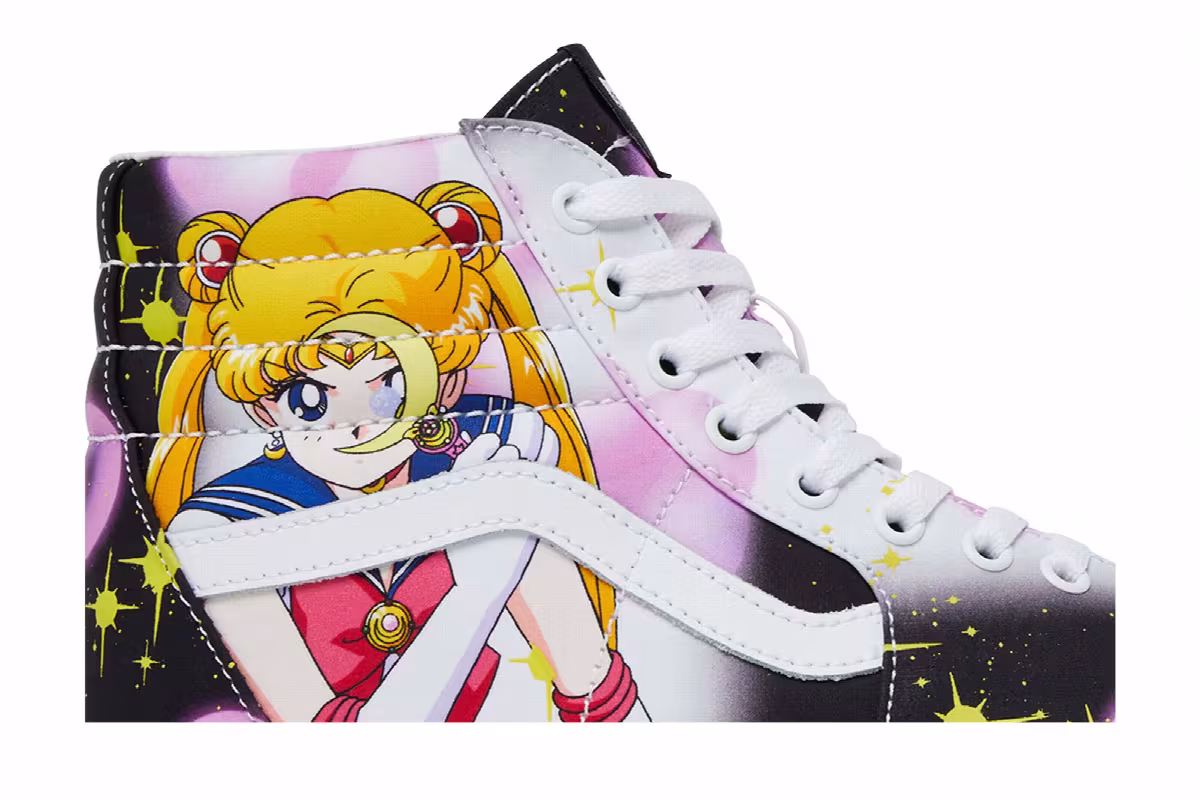 Sailor Moon x Vans Sk8-Hi Pretty Guardian - Black Pink, view 3