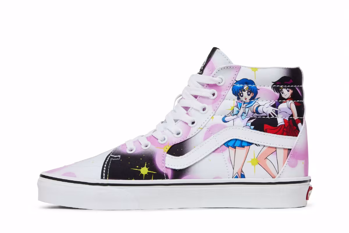 Sailor Moon x Vans Sk8-Hi Pretty Guardian - Black Pink, view 4