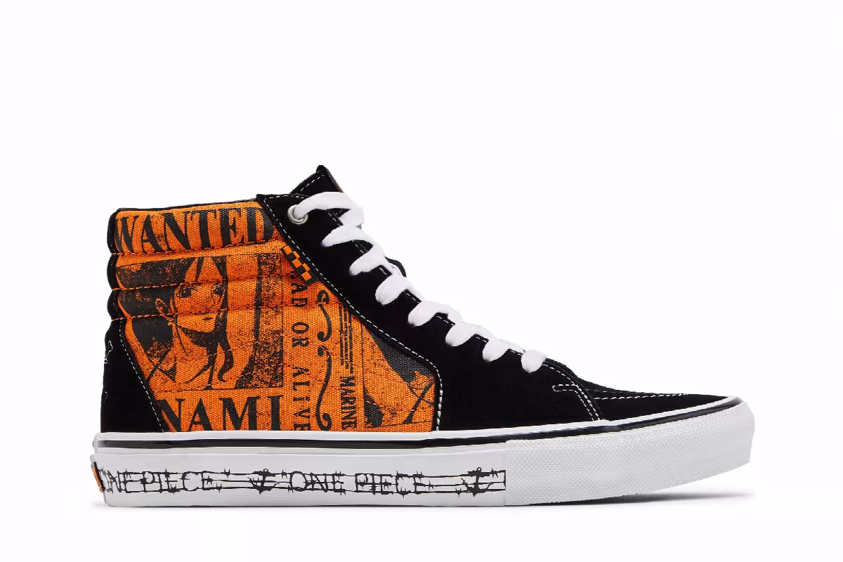 One Piece x Vans Skate Sk8-Hi Nami, view 2