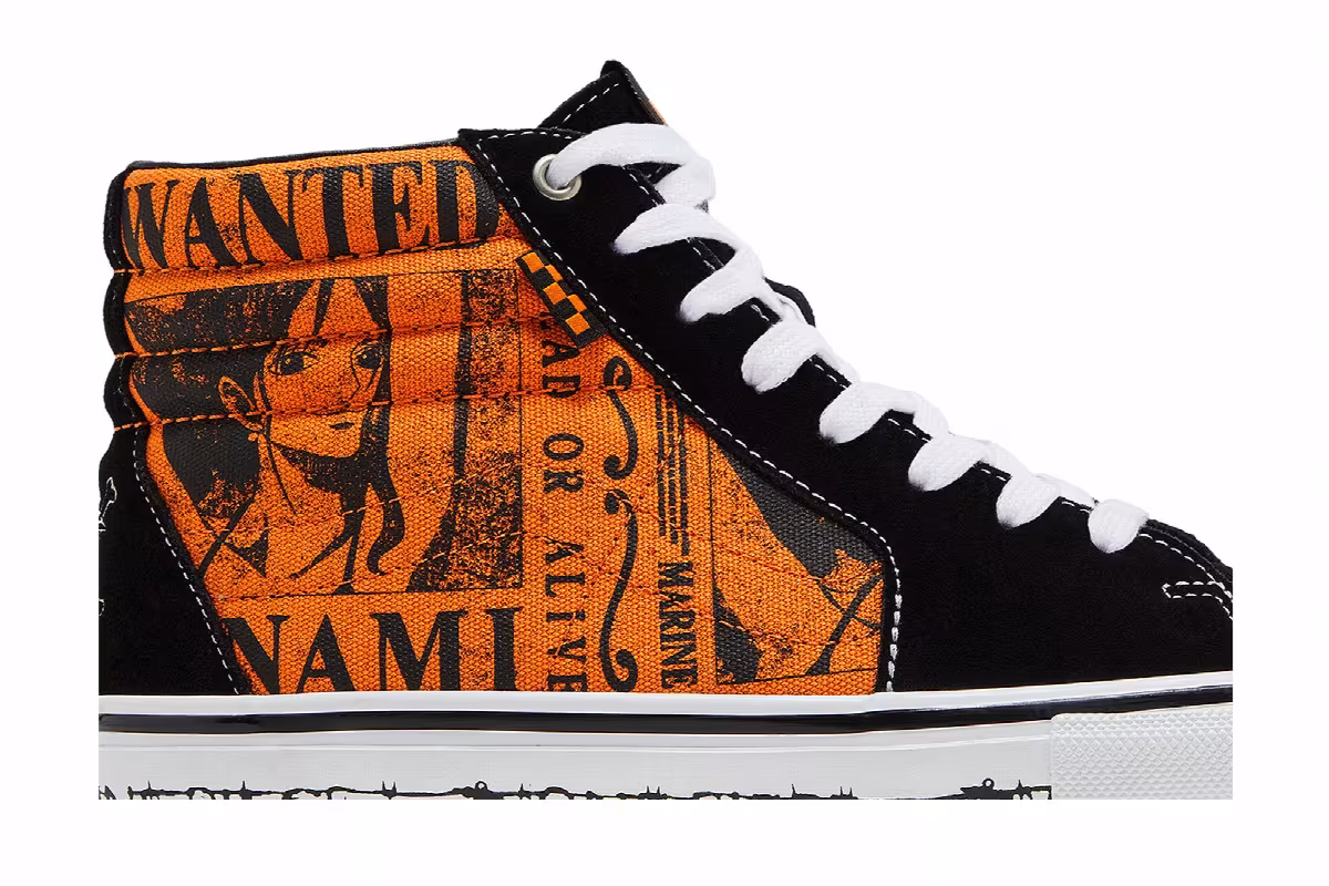 One Piece x Vans Skate Sk8-Hi Nami, view 3