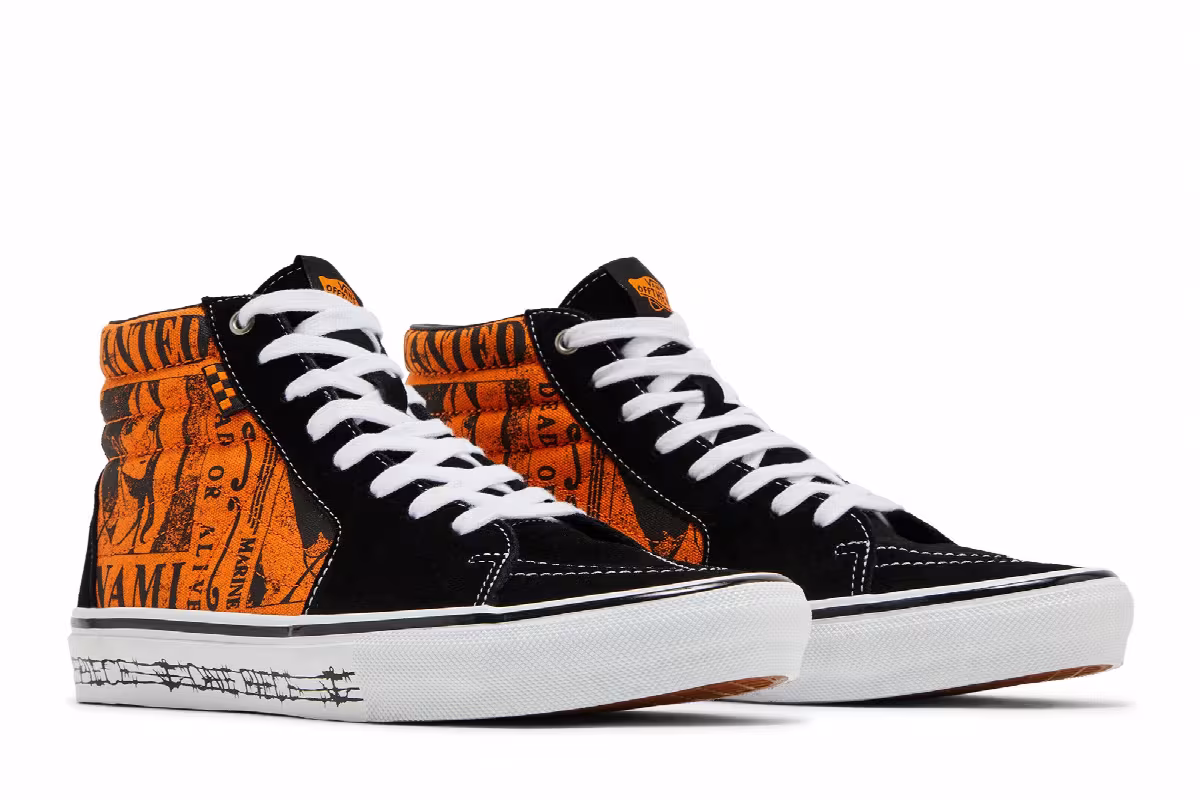 One Piece x Vans Skate Sk8-Hi Nami, view 9
