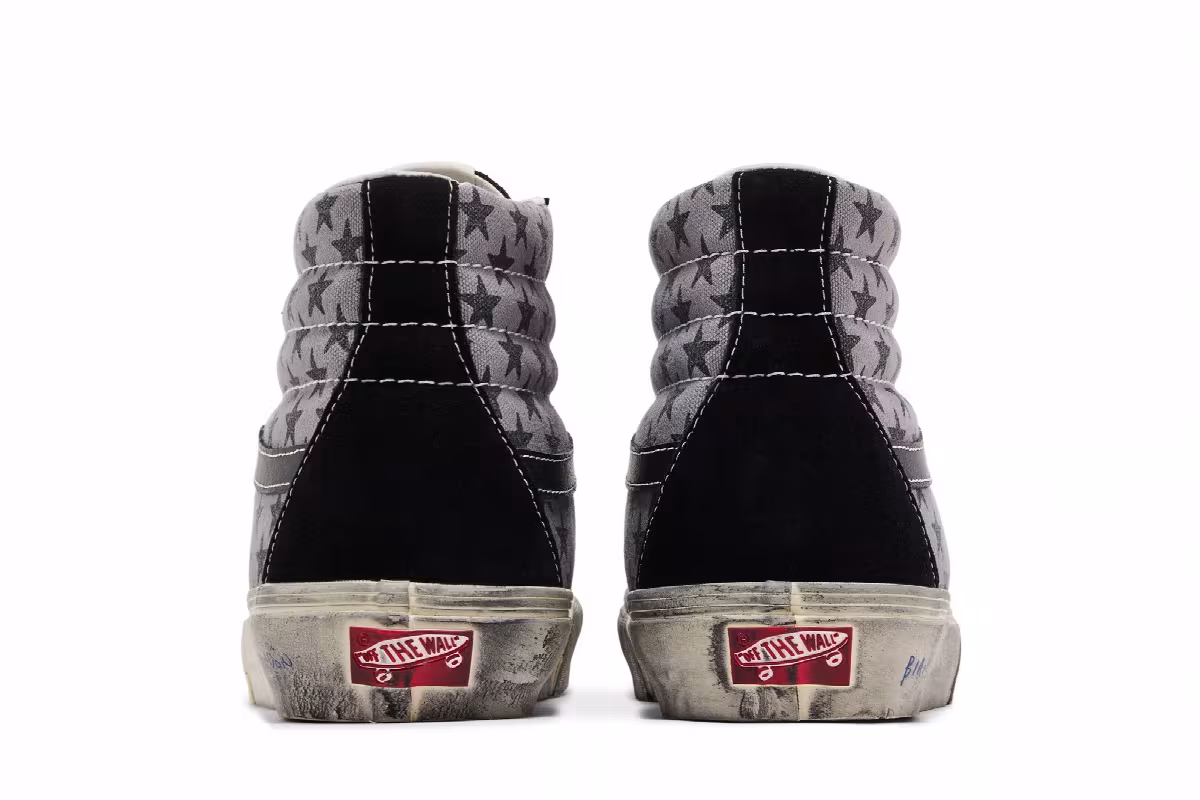 Bianca Chandôn x Vans Sk8-Hi Reissue VLT LX Stressed Black, view 7