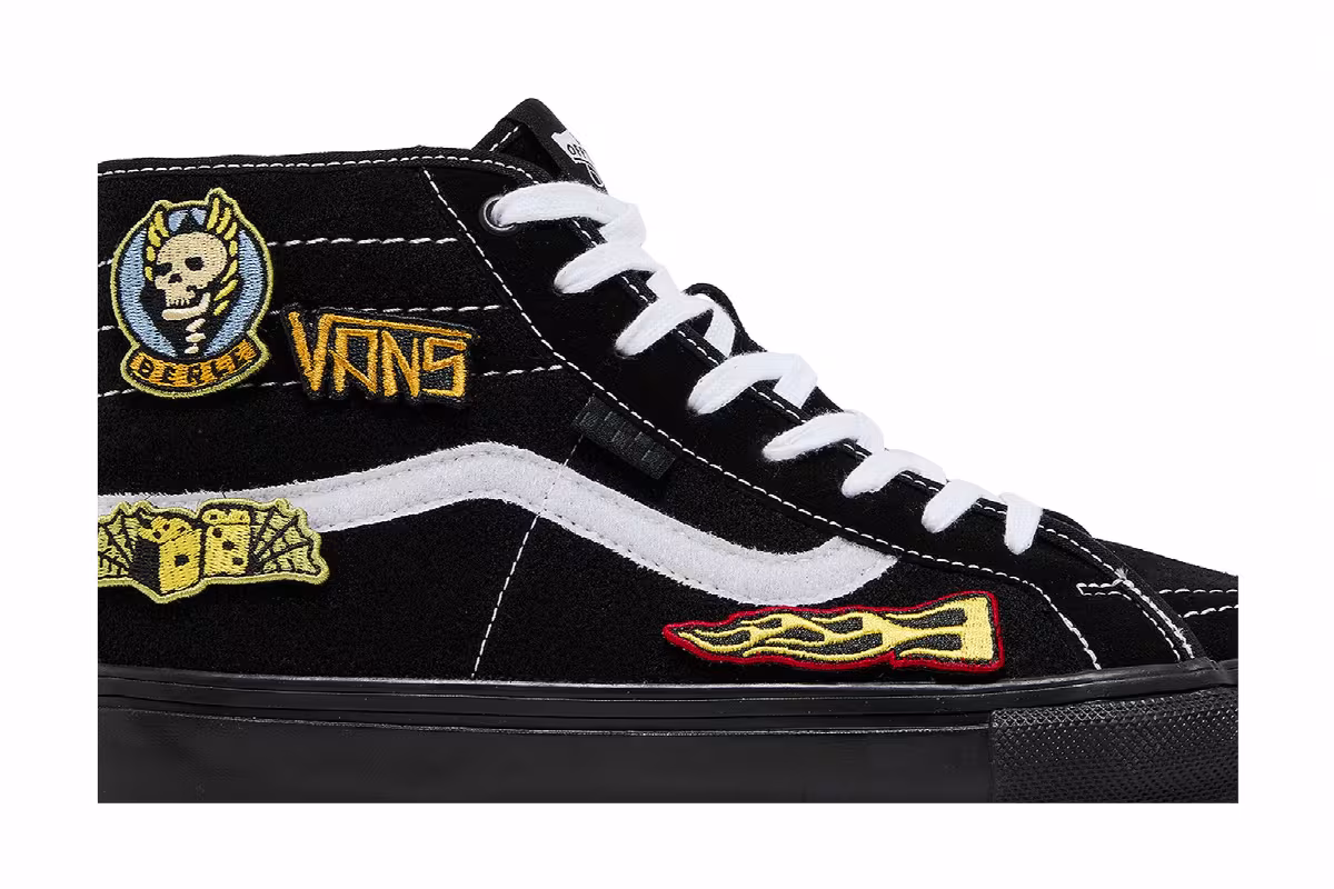 Elijah Berle x Vans Skate Sk8-Hi Decon Black, view 3
