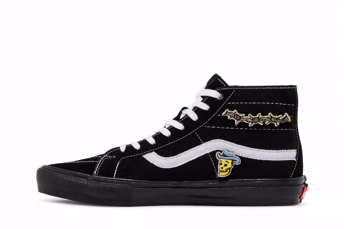 Elijah Berle x Vans Skate Sk8-Hi Decon Black, view 4