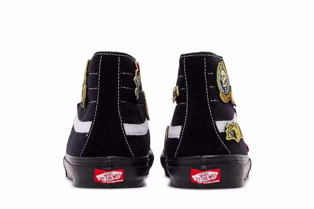 Elijah Berle x Vans Skate Sk8-Hi Decon Black, view 7