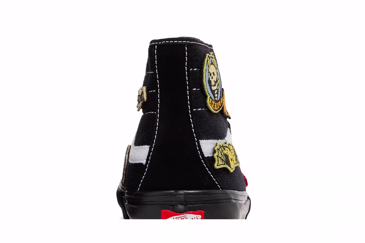 Elijah Berle x Vans Skate Sk8-Hi Decon Black, view 8