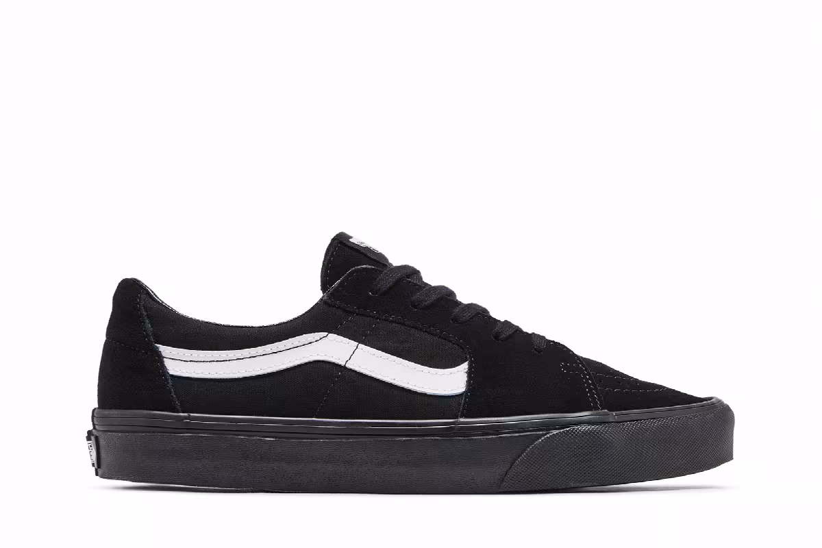 Vans Sk8-Low Contrast Black White, view 2