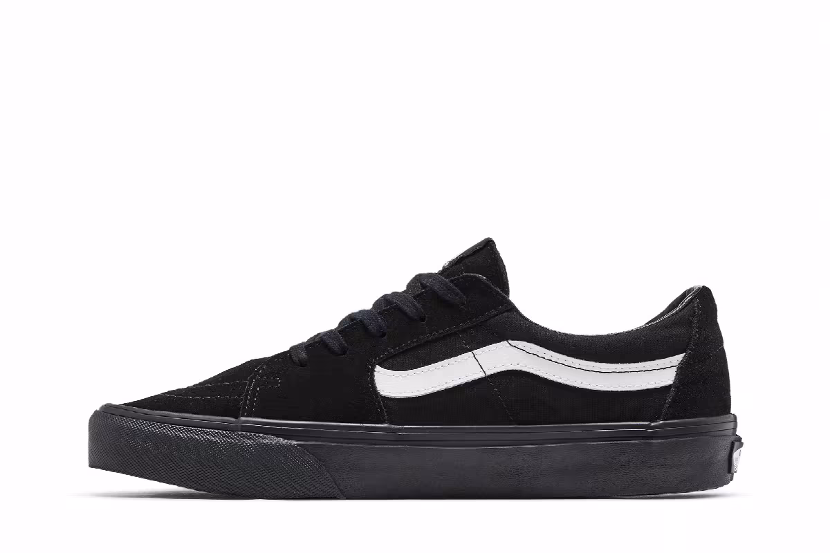Vans Sk8-Low Contrast Black White, view 4