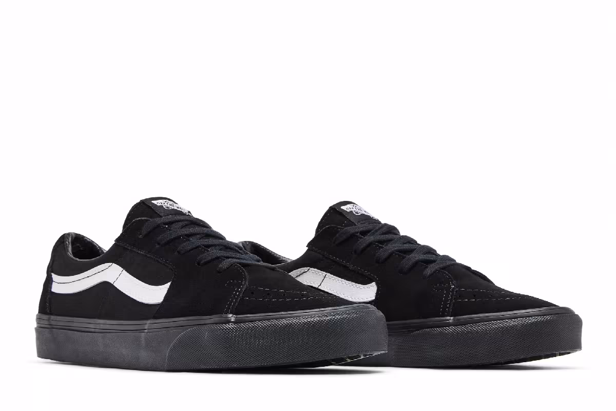 Vans Sk8-Low Contrast Black White, view 9