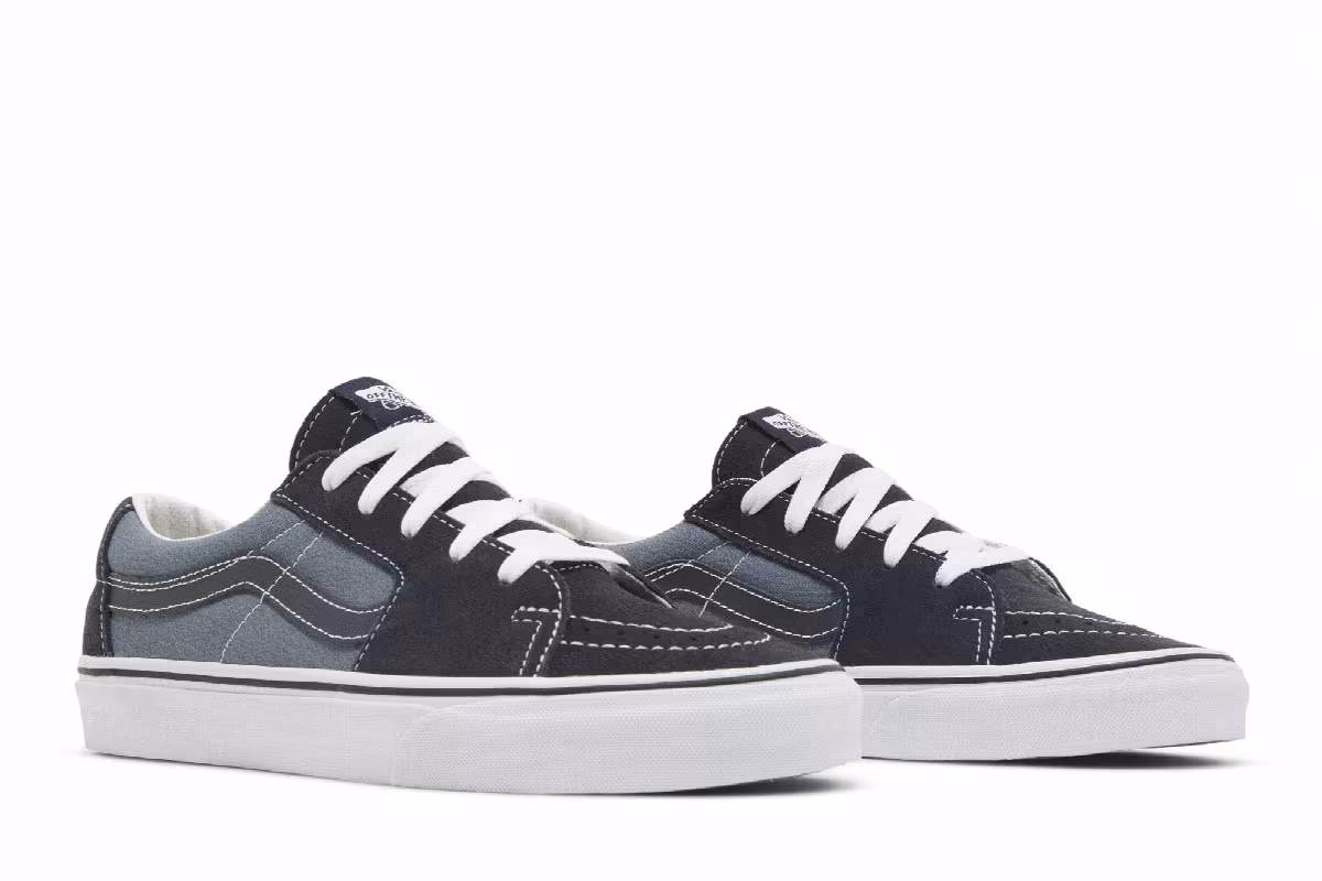Vans Sk8-Low 2-Tone - Navy Blue, view 9