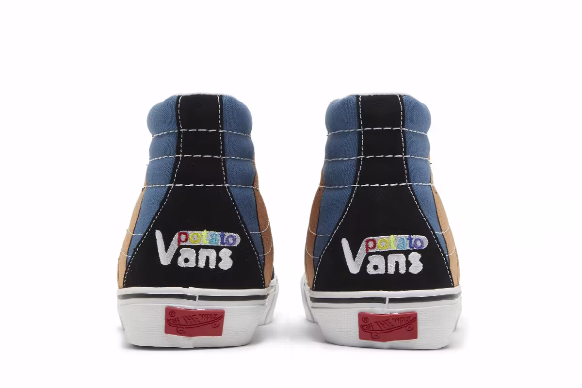 Imran Potato x Vans Sk8-Hi VR3 LX Black Navy, view 7