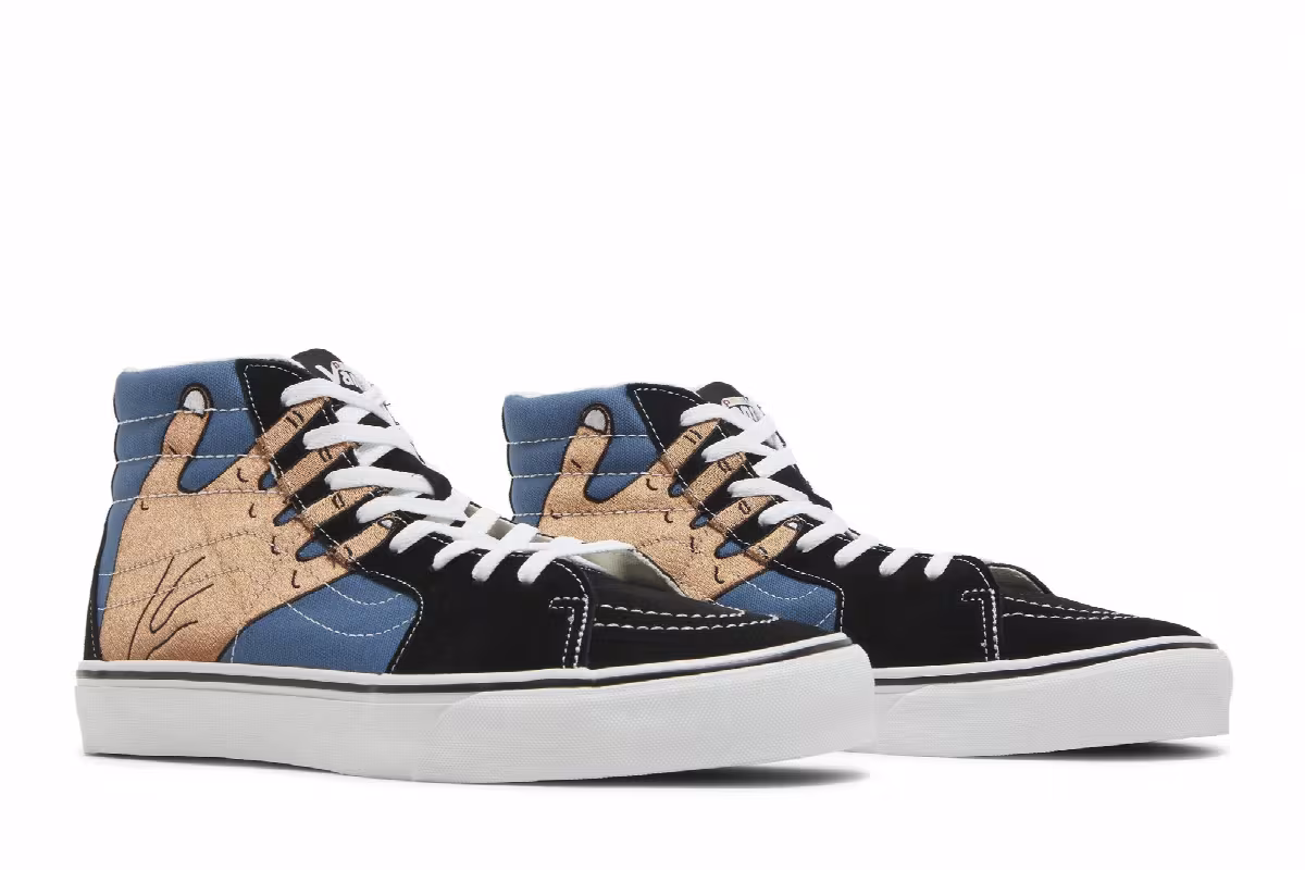 Imran Potato x Vans Sk8-Hi VR3 LX Black Navy, view 9