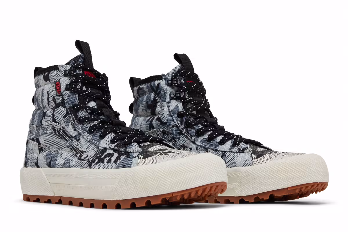 Vans Sk8-Hi GORE-TEX MTE-3 Arctic Camo Cloud, view 9