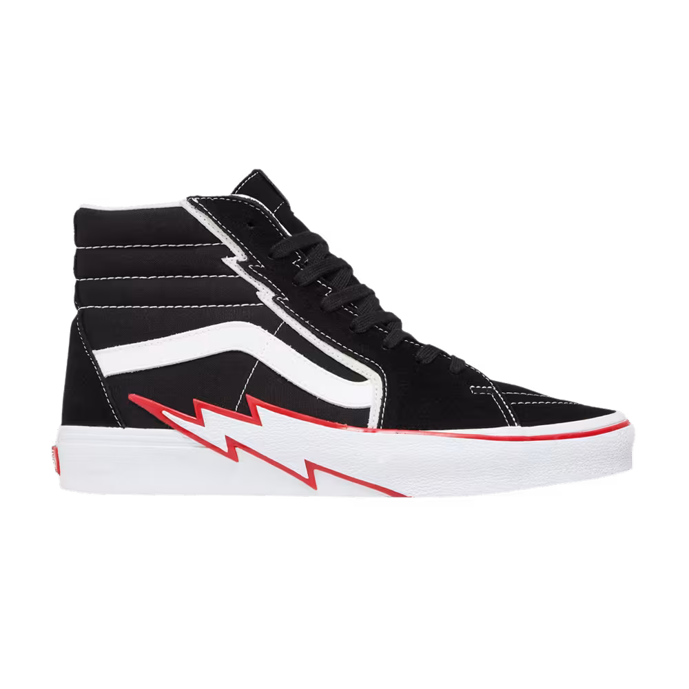 Vans Sk8-Hi Bolt - Black Racing Red