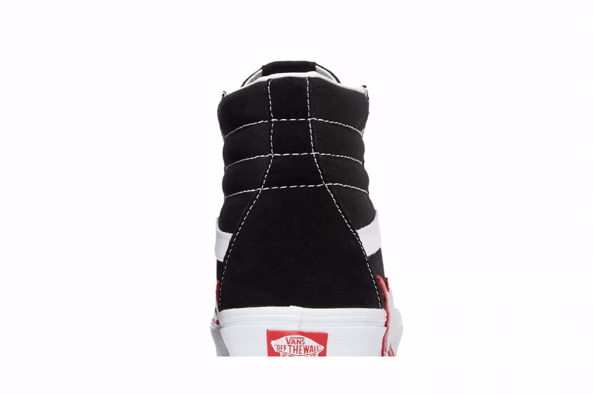 Vans Sk8-Hi Bolt - Black Racing Red, view 8