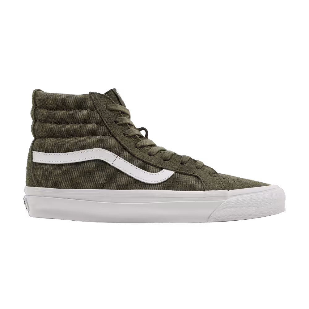 Vans OG Sk8-Hi LX Checkerboard - Grape Leaf