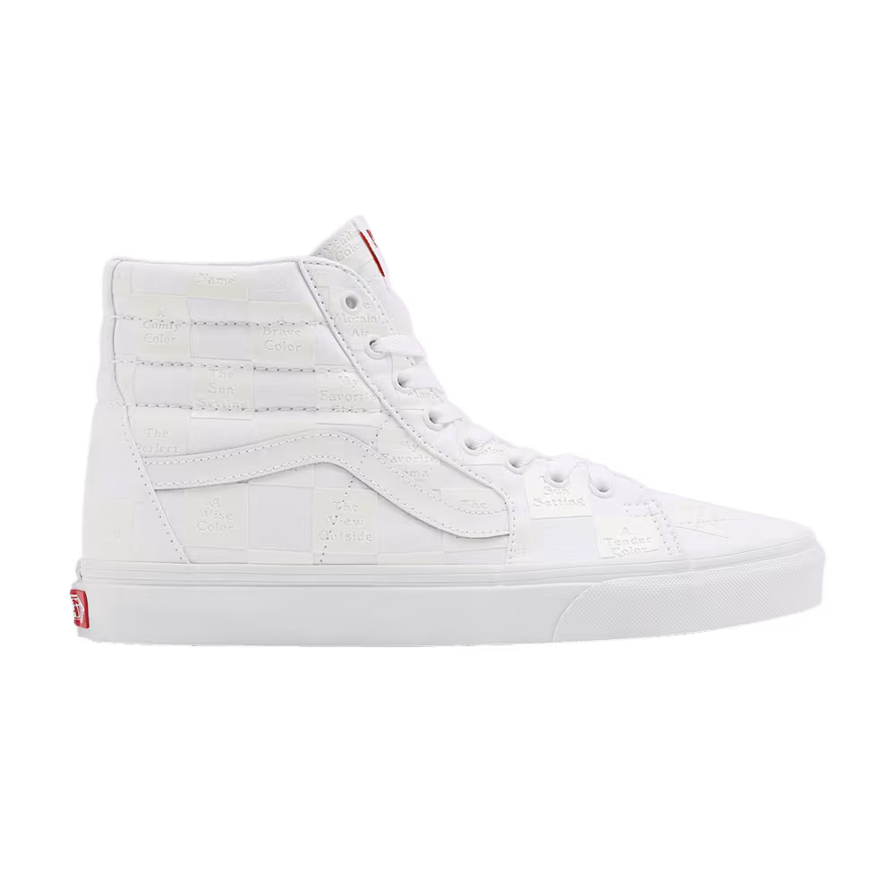 Vans Sk8-Hi DIY Checkerboard