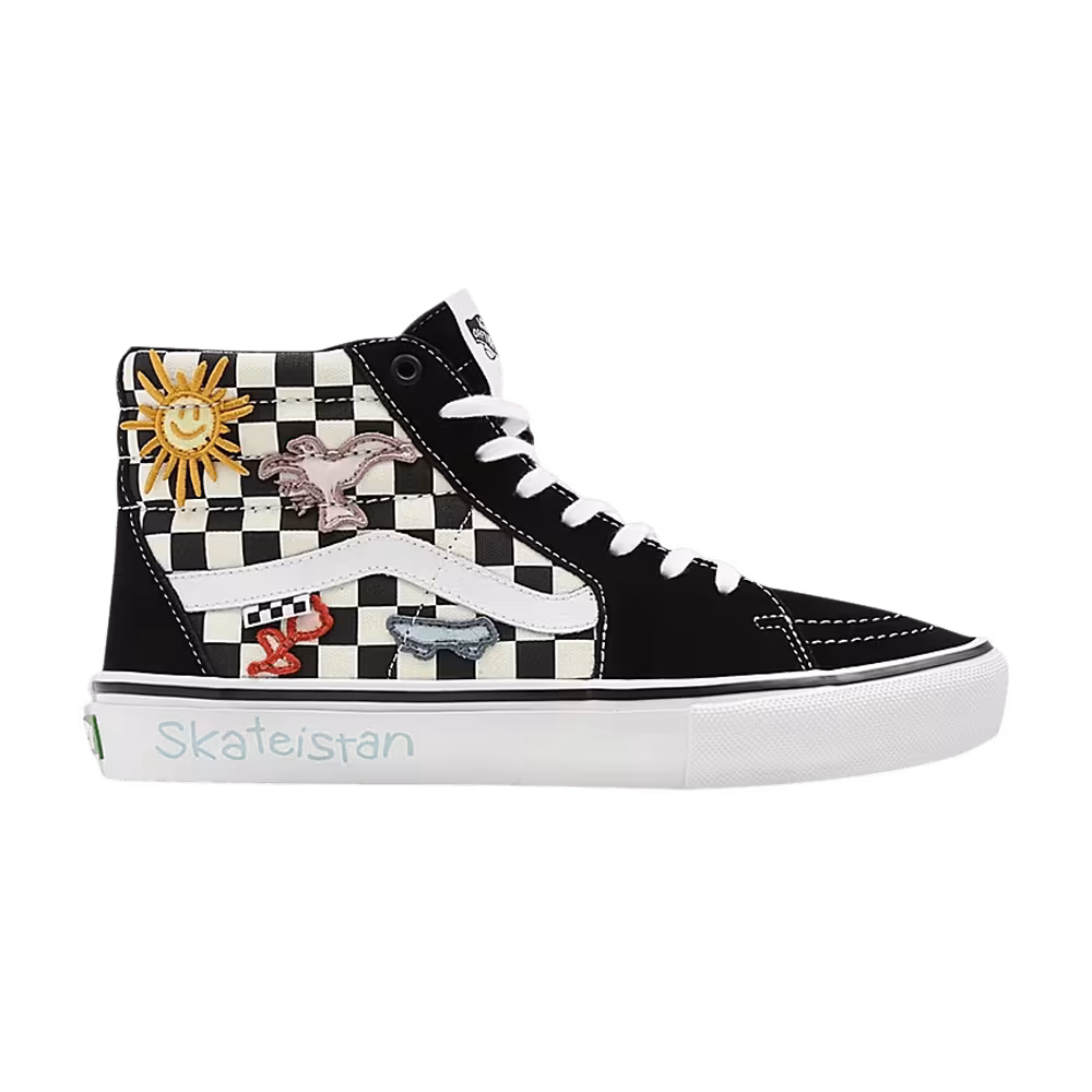 Skateistan x Vans Skate Sk8-Hi Checkerboard