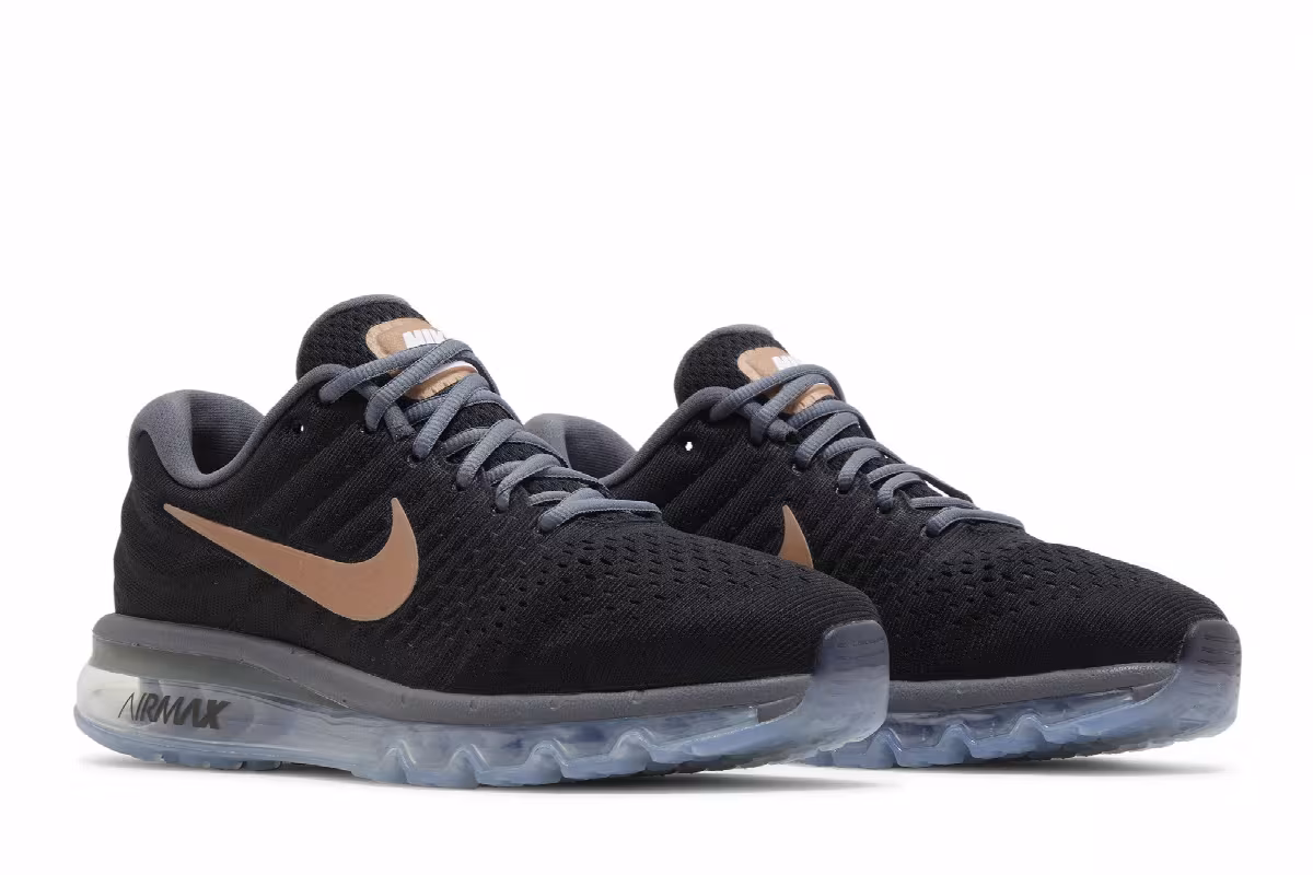 Nike Women's Air Max 2017 Black Pink, view 9
