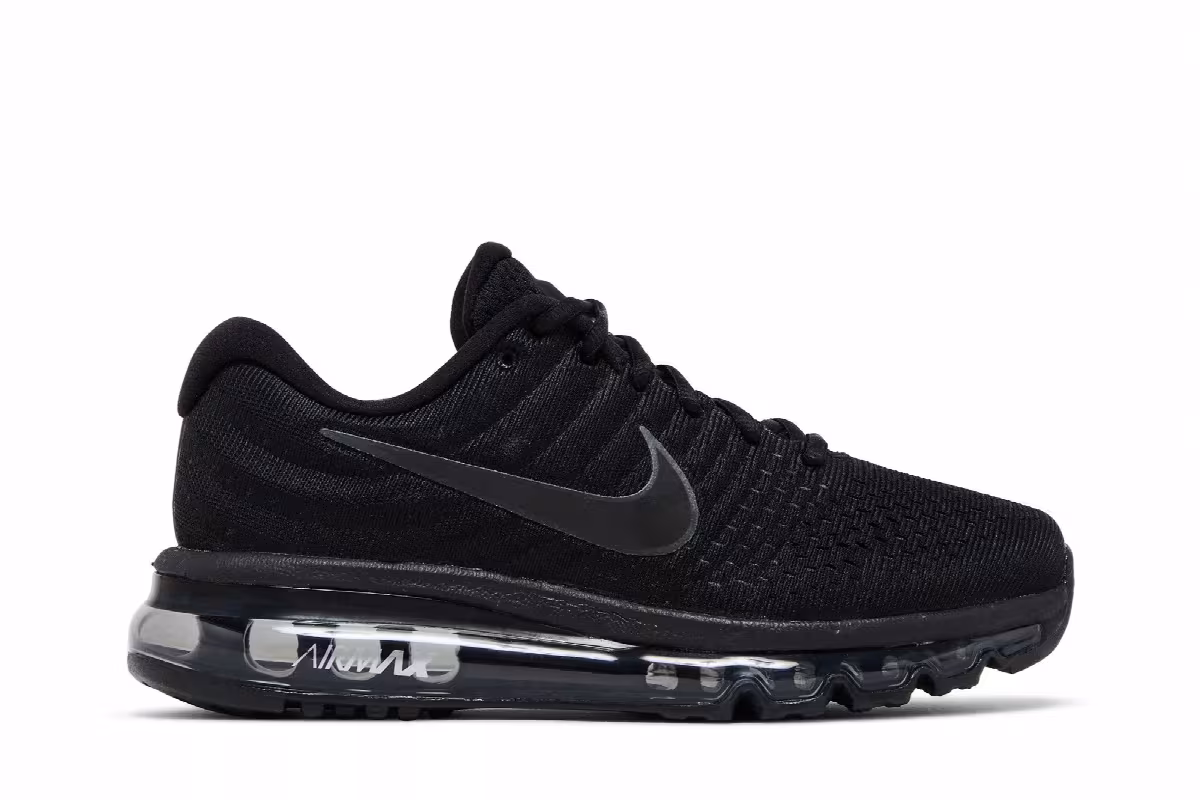 Nike Women's Air Max 2017 Triple Black, view 2