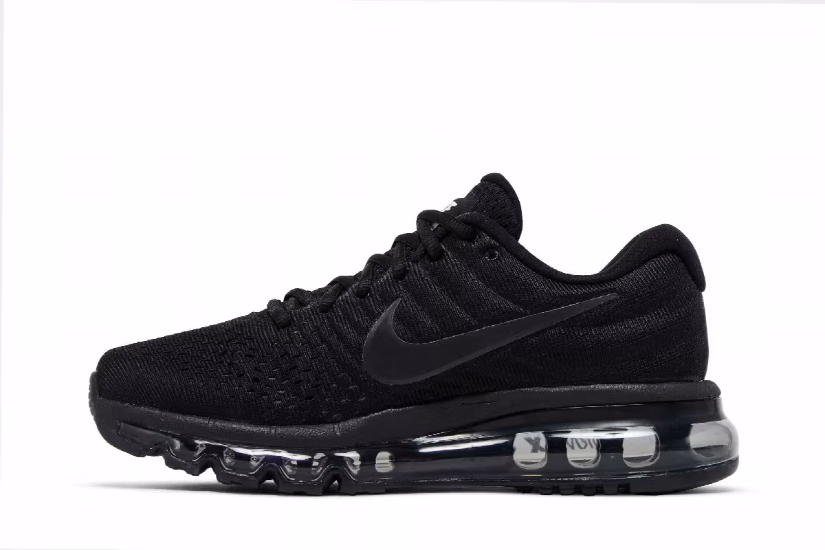 Nike Women's Air Max 2017 Triple Black, view 4