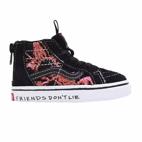 Stranger Things x Vans Sk8-Hi Zip Toddler 'Upside Down'