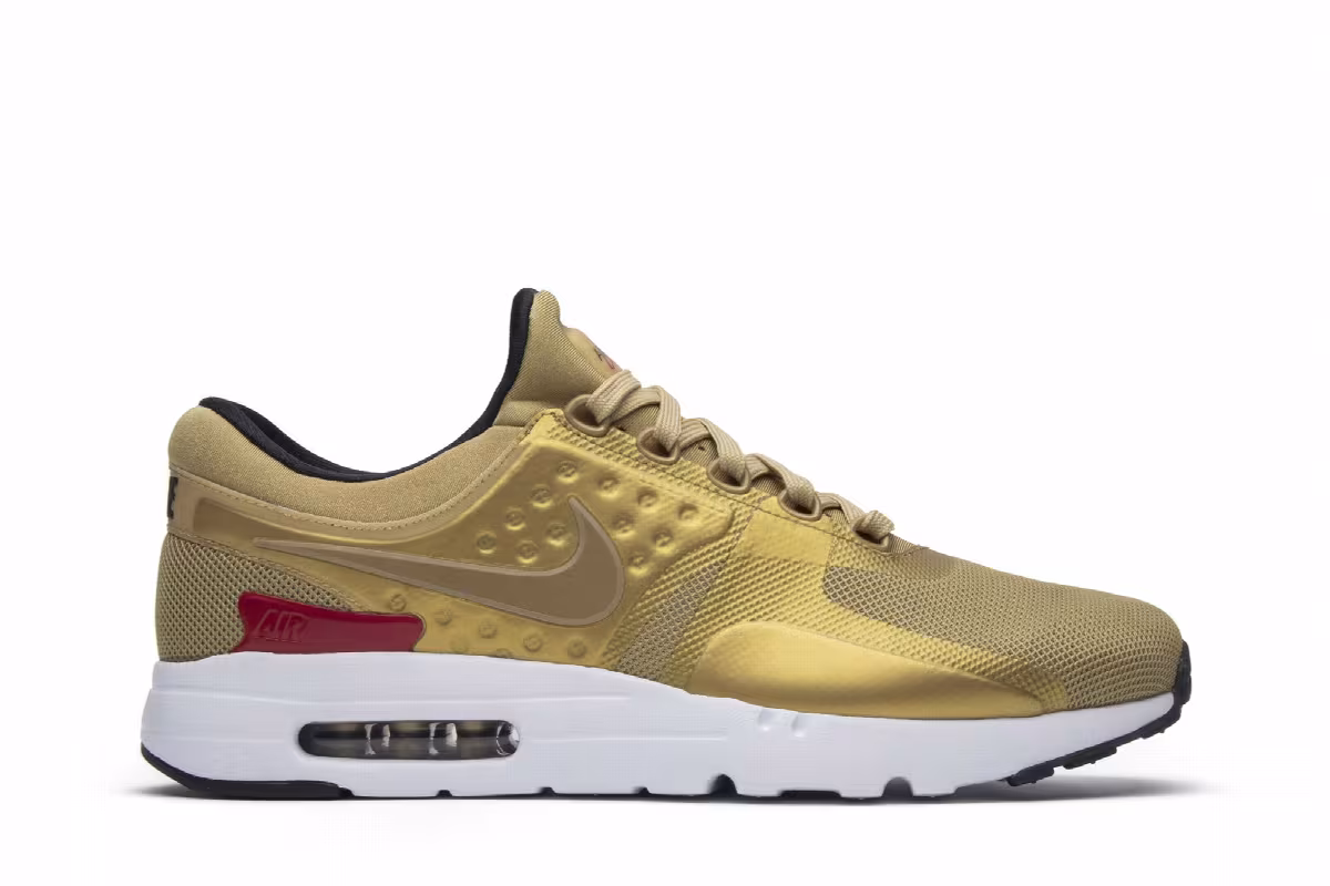 Nike Air Max Zero QS Metallic Gold, view 2