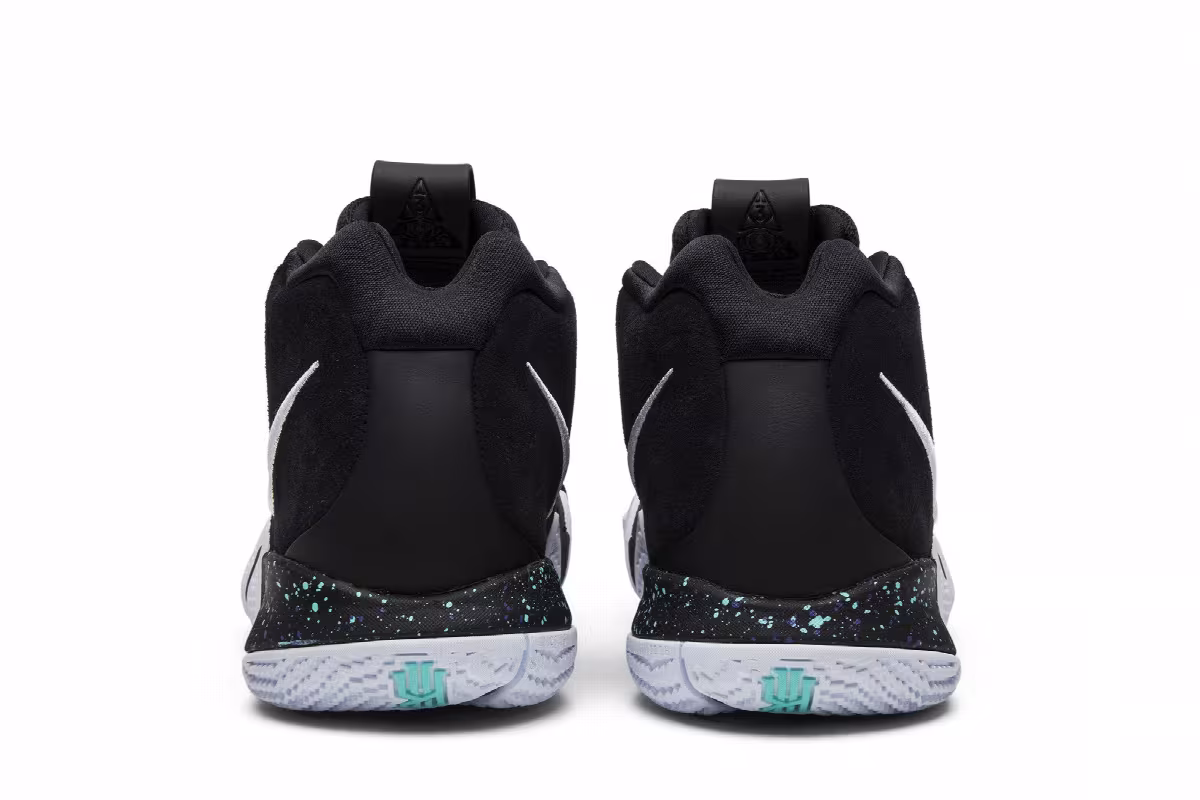 Nike Kyrie 4 Black White, view 7