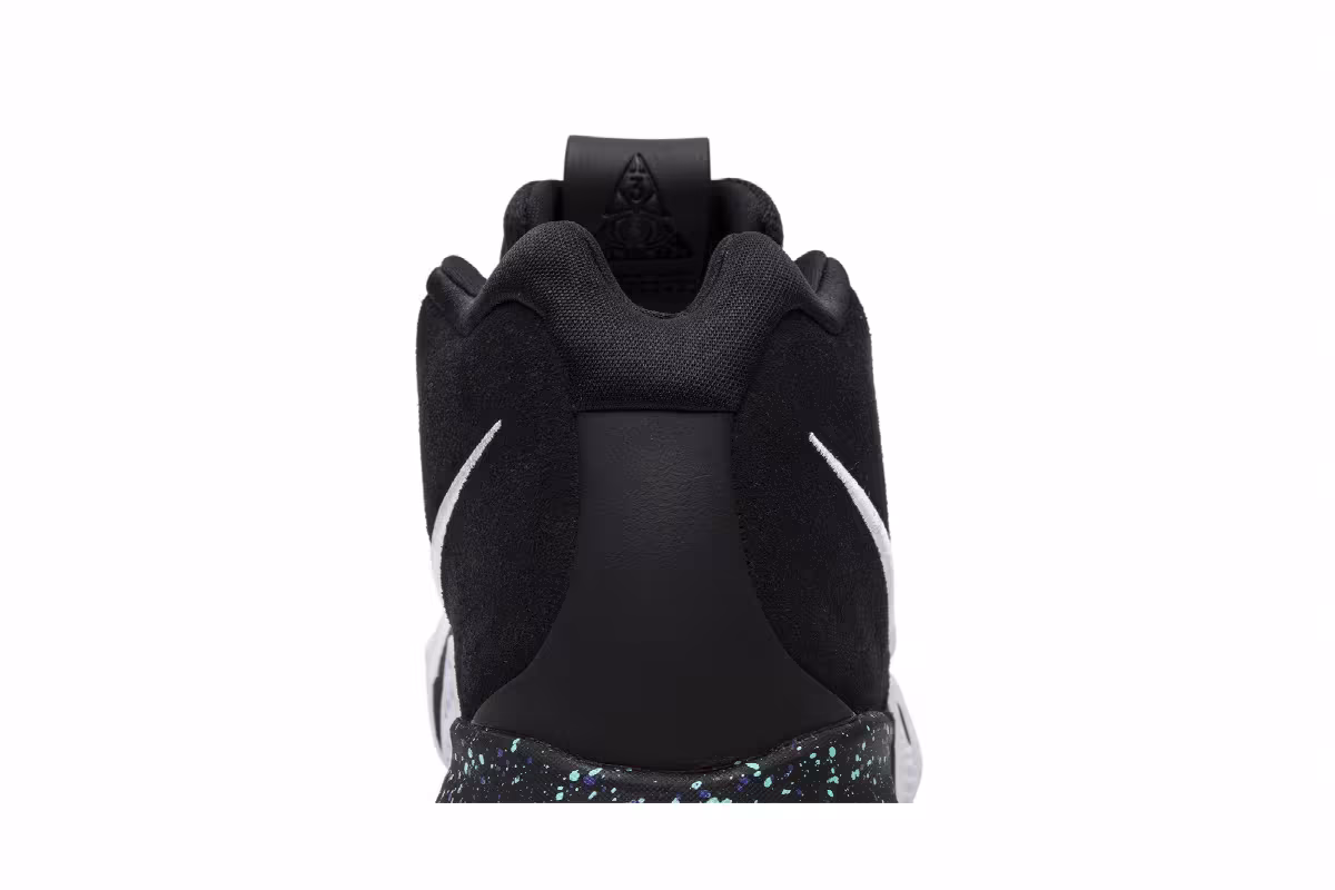 Nike Kyrie 4 Black White, view 8